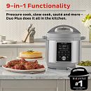 Instant Pot Duo Plus 5,7 litri con pentola interna in acciaio inox. 9  funzioni in 1 pentola : : Casa e cucina