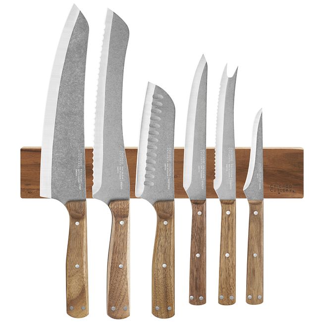 Rustica 7-piece Knife Set with Magnetic Wood Strip