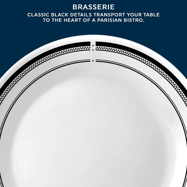 Brasserie 18-piece Dinnerware Set, Service for 6