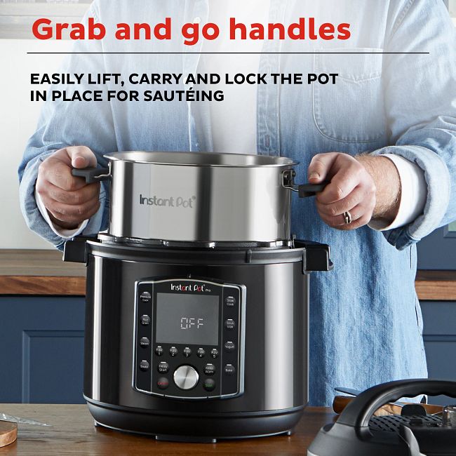 Instant Pot Duo Plus 9-in-1 Electric Pressure Cooker, Slow Cooker, Rice  Cooker, Steamer, Sauté, Yogurt Maker, Warmer & Sterilizer, Includes App  With