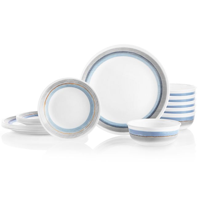 Elemental Dawn 18-piece Dinnerware Set, Service for 6
