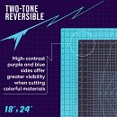 Reversible 3mm Self-Healing Mat, 18” X 24”
