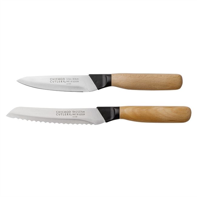 600 Series Beechwood 2-piece Vegetable / Parer Set