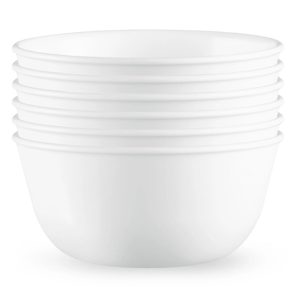 Winter Frost White 28ounce Large Soup Bowl, 6pack Corelle