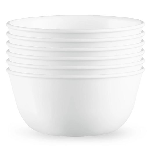 Winter Frost White 28ounce Large Soup Bowl, 6pack Corelle
