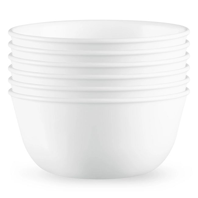 Winter Frost White 28-ounce Large Soup Bowl, 6-pack