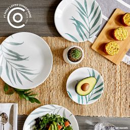 image displaying all Solar print plates with text microwave, dishwasher & stain resistant