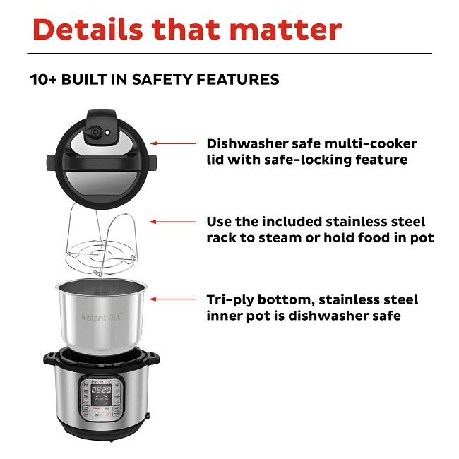 Instant Pot® Duo™ 6-quart Multi-Use Pressure Cooker, V4
