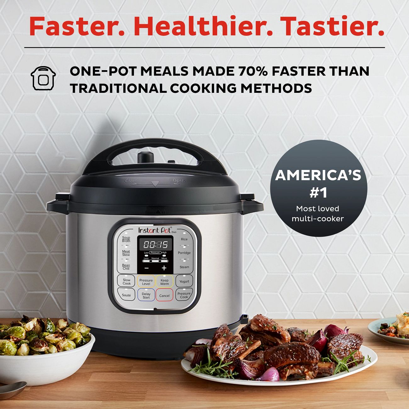 Instant Pot® Duo™ Mini 3quart MultiUse Pressure Cooker, V5 Instant Home